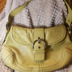 Green Coach purse
